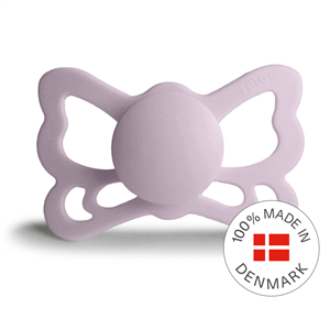 FRIGG Butterfly - Anatomical Silicone Pacifier - Soft Lilac - Size 2